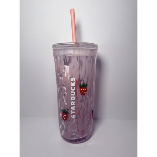 Starbucks 2026 Summer Collection Strawberry Cup Bundle — Set of 2 NWT