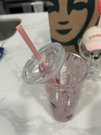 Starbucks 2026 Pink Collection Bearista Bear & Glass Cup Set