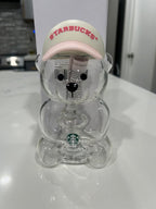 Starbucks 2026 Pink Collection Bearista Bear & Glass Cup Set