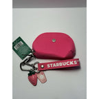 Starbucks Pink Keychain Pouch with Strap