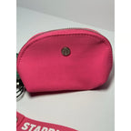 Starbucks Pink Keychain Pouch with Strap