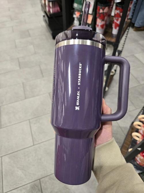 Stanley + Starbucks Plum Dark Purple Tumbler 40oz 2026 Target Exclusive