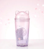 Starbucks Korea 2026 Cherry Blossom Blooming Cat Glass Cold Cup 500ml Limited