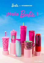 Starbucks X Barbie Reusable Cup Size 16 oz + Cup Sleeve + Stopper 2025