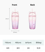 Starbucks Korea 2026 Cherry Blossom Blooming Cat Glass Cold Cup 500ml Limited
